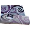 Flash Furniture Valli Collection Area Rug – High Pile Purple Olefin Rug – 2′ x 7′ Area Rug – Jute Backing – Hallway, Entryway, Bedroom, Living Room(Purple)