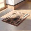 Flash Furniture Vassa Collection Nature Themed Olefin Area Rug – Mother Bear & Cubs – 2′ x 3′ – Jute Backing – Entryway, Living Room, Bedroom(2′ x 3′ (Rectangular))