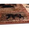 Flash Furniture Vassa Collection Nature Themed Olefin Area Rug – Mother Bear & Cubs – 2′ x 3′ – Jute Backing – Entryway, Living Room, Bedroom(4′ x 5′ (Rectangular))