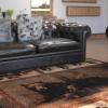 Flash Furniture Vassa Collection Nature Themed Olefin Area Rug – Mother Bear & Cubs – 2′ x 3′ – Jute Backing – Entryway, Living Room, Bedroom(8′ x 10′ (Rectangular))