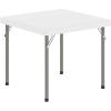 Flash Furniture Paige 24×24 Kids Folding Table with Locking Legs, Commercial Grade Table Recommended for Ages 2-4 in Granite White(Granite White)