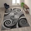 Flash Furniture Valli Collection Area Rug – High Pile Purple Olefin Rug – 2′ x 7′ Area Rug – Jute Backing – Hallway, Entryway, Bedroom, Living Room(Grey)