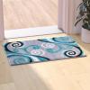 Flash Furniture Valli Collection Area Rug – High Pile Purple Olefin Rug – 2′ x 7′ Area Rug – Jute Backing – Hallway, Entryway, Bedroom, Living Room(Turquoise)