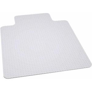Flash Furniture Jackson 45” x 53” Big & Tall 400 lb. Capacity Carpet Chair Mat with Lip