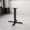 Flash Furniture 33” x 33” Restaurant Table X-Base with 4” Dia. Table Height Column