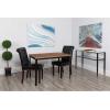 Flash Furniture Avalon 30″ x 45.75″ Rectangular Dining Table in Coffee Wood Finish