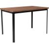 Flash Furniture Avalon 30″ x 45.75″ Rectangular Dining Table in Coffee Wood Finish