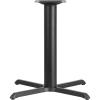 Flash Furniture 33” x 33” Restaurant Table X-Base with 4” Dia. Table Height Column