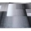 Flash Furniture Elio Collection Color Blocked Pattern Area Rug – High Pile Blue Olefin Rug – 8′ x 10′ Area Rug – Jute Backing – Hallway, Entryway, Bedroom(Grey)