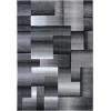 Flash Furniture Elio Collection Color Blocked Pattern Area Rug – High Pile Blue Olefin Rug – 8′ x 10′ Area Rug – Jute Backing – Hallway, Entryway, Bedroom(Grey)