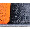 Flash Furniture Elio Collection Color Blocked Pattern Area Rug – High Pile Blue Olefin Rug – 8′ x 10′ Area Rug – Jute Backing – Hallway, Entryway, Bedroom(Orange)