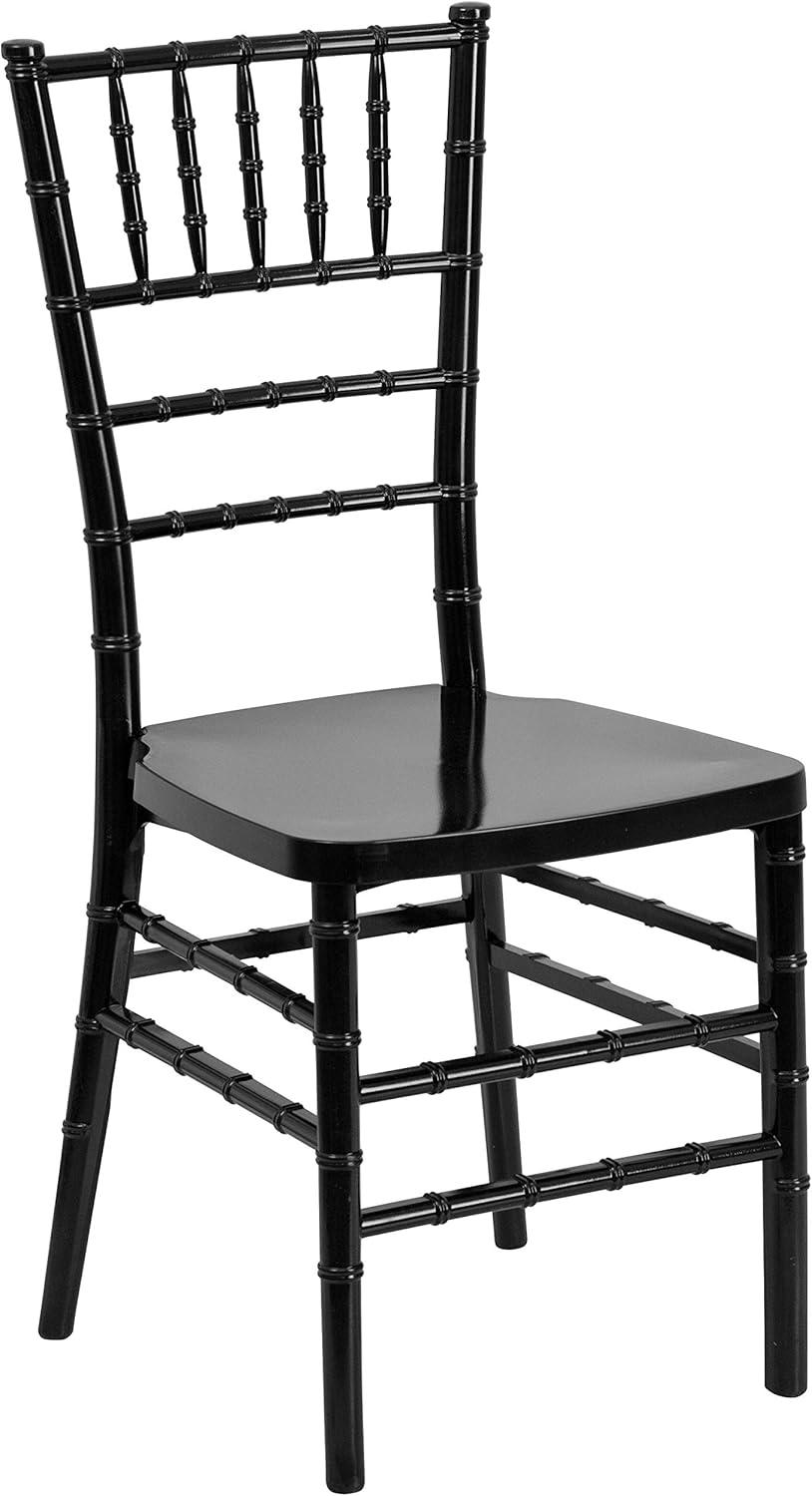 image:imageFlash Furniture 2 Pack HERCULES PREMIUM Series Black Resin Stacking Chiavari Chair2