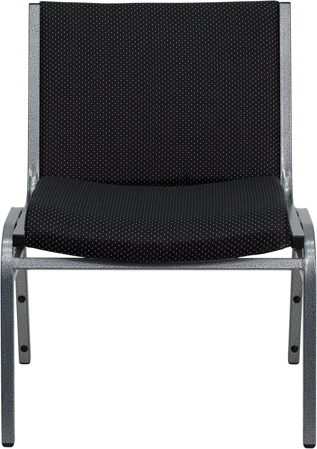 image:imageFlash Furniture 4 Pk HERCULES Series Big amp Tall 1000 lb Rated Black Fabric Stack Chair