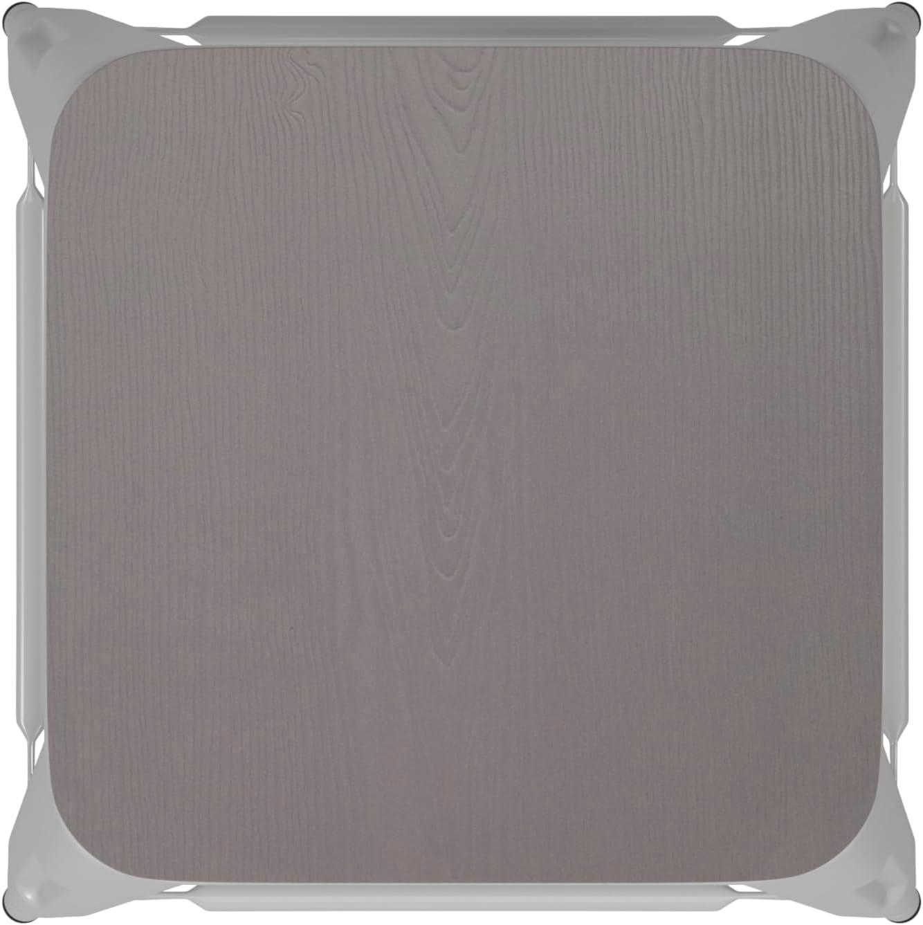 image:imageFlash Furniture Kai Commercial Grade IndoorOutdoor Bar Height Stool Silver Metal Frame Gray Poly Resin Seat 30 High BacklessWhiteGray
