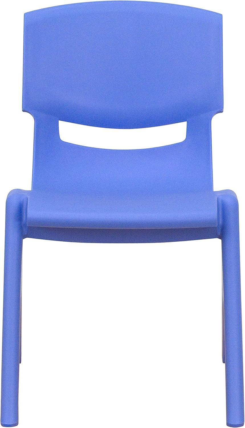 image:imageFlash Furniture Whitney 8 Pack Green Plastic Stackable School Chair with 12 Seat HeightBlue