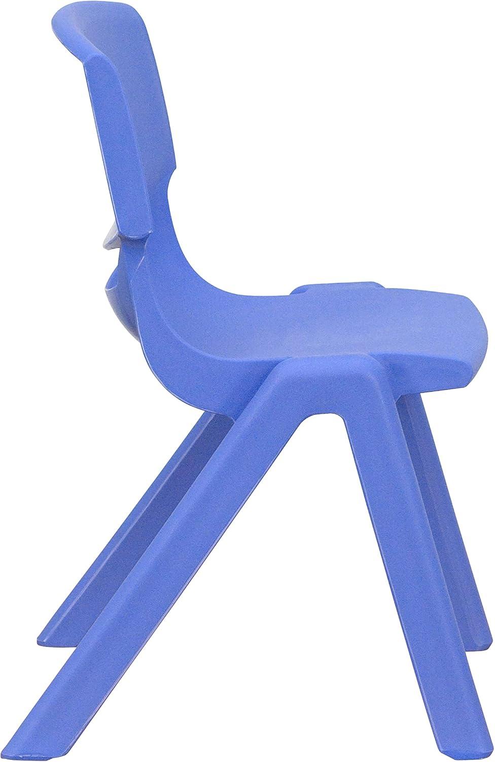 image:imageFlash Furniture Whitney 8 Pack Green Plastic Stackable School Chair with 12 Seat HeightBlue