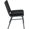 Flash Furniture 4 Pk. HERCULES Series Big & Tall 1000 lb. Rated Black Fabric Stack Chair
