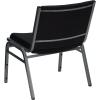 Flash Furniture 4 Pk. HERCULES Series Big & Tall 1000 lb. Rated Black Fabric Stack Chair