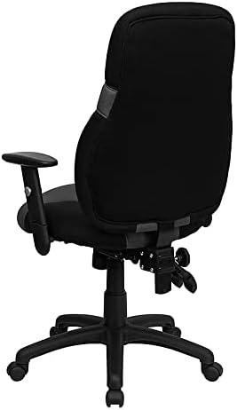 image:imageFlash Furniture Abbott High Back Ergonomic Black and Gray Mesh Swivel Task Office Chair with Adjustable Arms