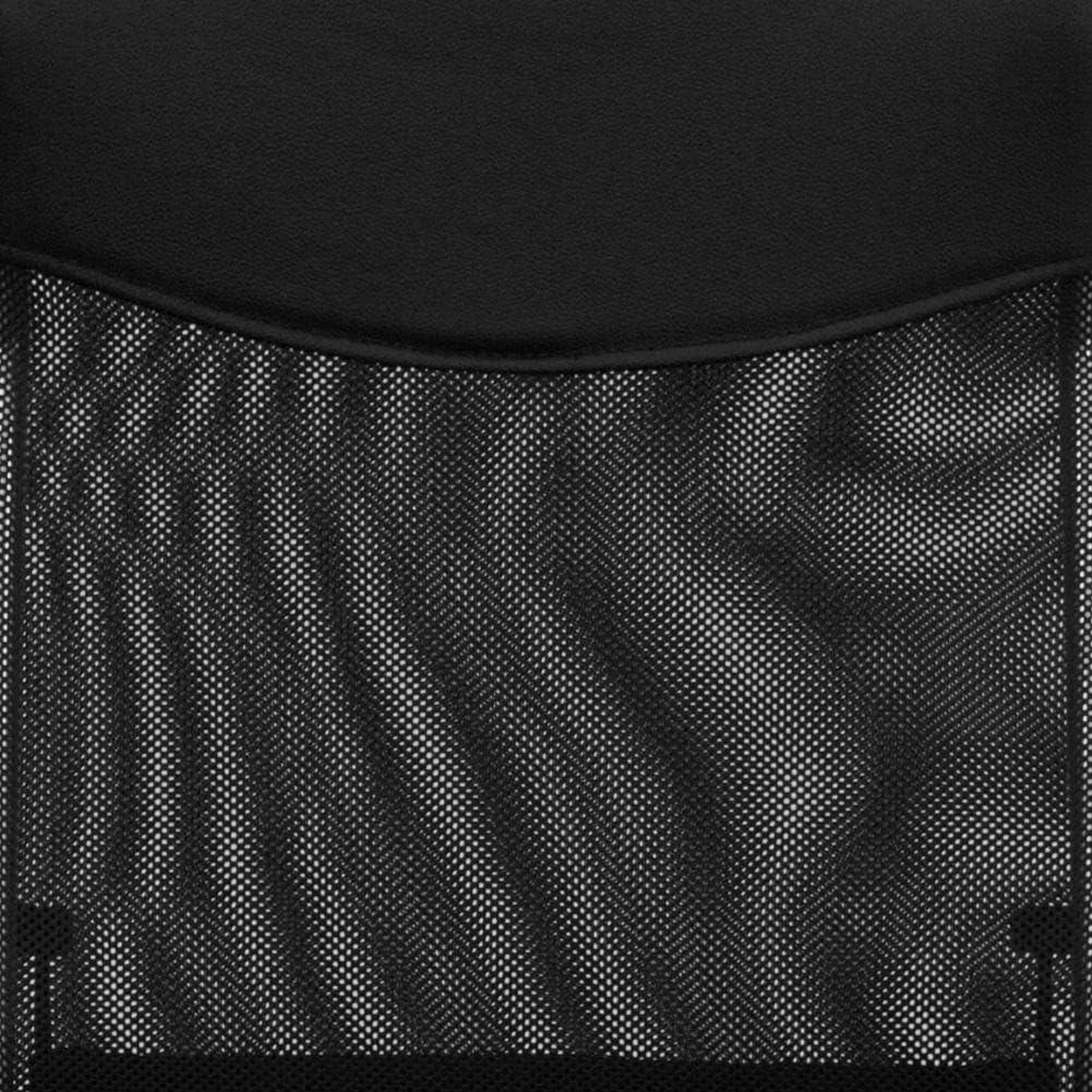 image:imageFlash Furniture Abney High Back Black Leather and Mesh Swivel Task Office Chair with Arms