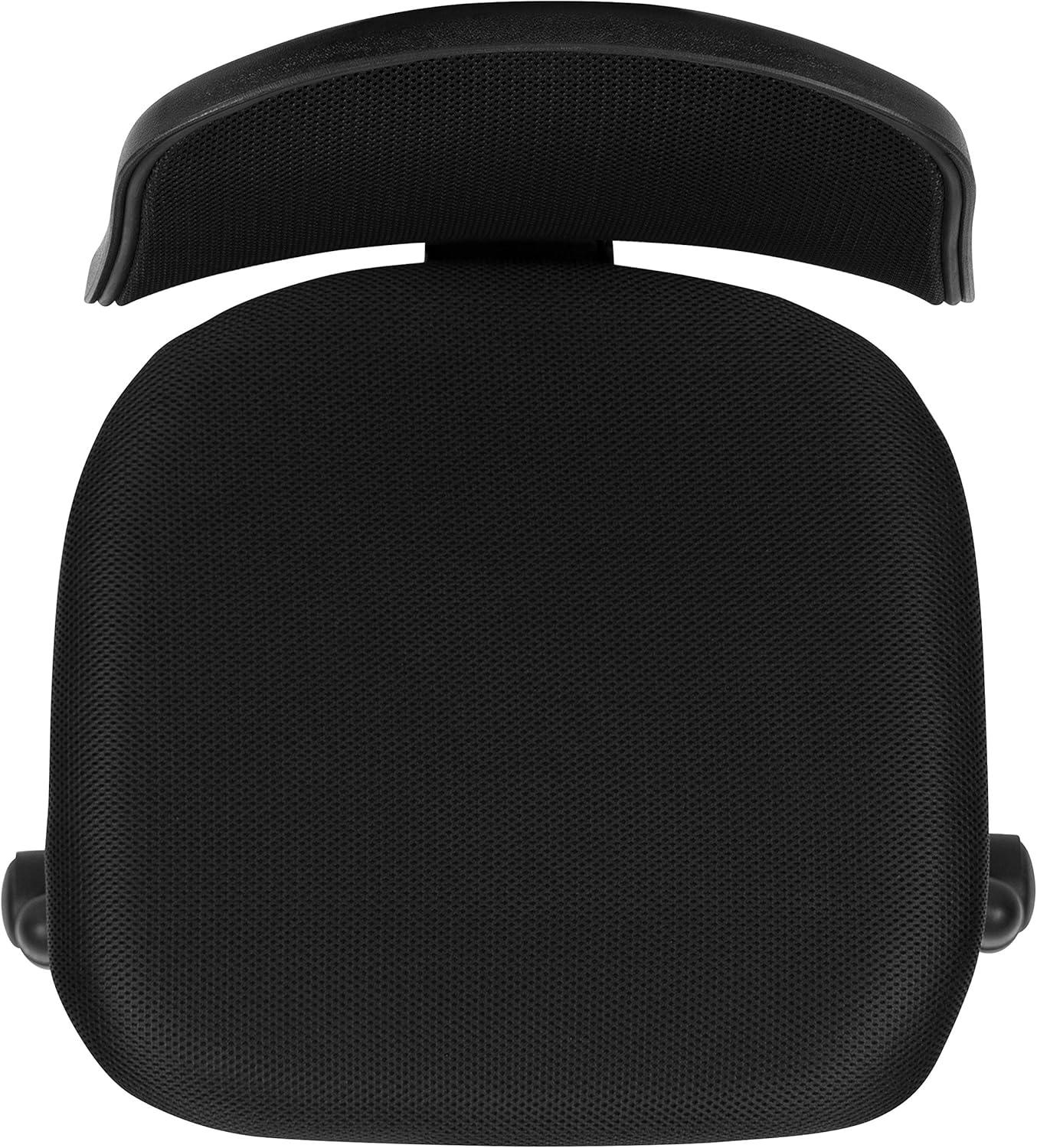 image:imageFlash Furniture Flash Fundamentals MidBack Swivel Task Office Chair with Pivot Back HeightAdjustable Ergonomic Mesh Office Desk Chair BlackBlack