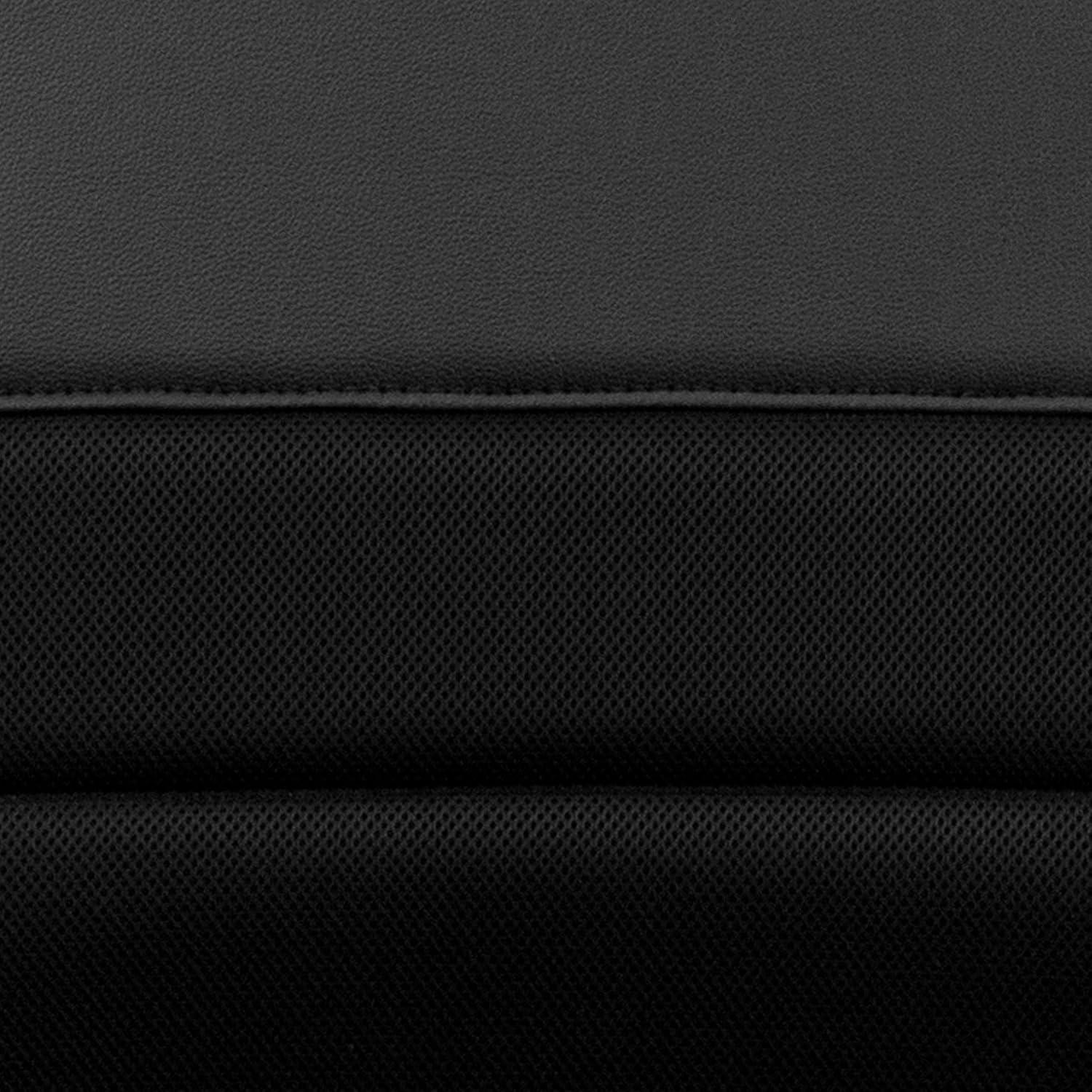 image:imageFlash Furniture Manor MidBack Swivel LeatherSoft Desk Chair with Headrest and Padded Arms Adjustable Height Padded Ergonomic Office Chair BlackBlack