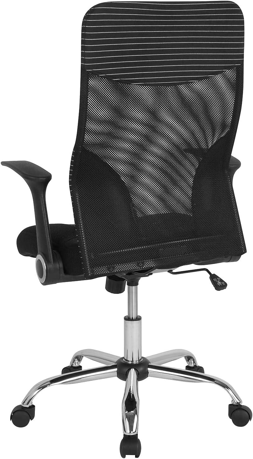 image:imageFlash Furniture Milford High Back Ergonomic Office Chair with Contemporary Mesh Design in Black and White