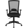 Flash Furniture Cleo Mid-Back Black Mesh Executive Swivel Ergonomic Office Chair with Back Angle Adjustment and Adjustable Arms