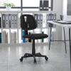 Flash Furniture Flash Fundamentals Mid-Back Swivel Task Office Chair with Pivot Back, Height-Adjustable Ergonomic Mesh Office Desk Chair, Black(Black)