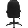 Flash Furniture Hansel High Back Black LeatherSoft Executive Swivel Office Chair with Arms