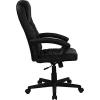 Flash Furniture Hansel High Back Black LeatherSoft Executive Swivel Office Chair with Arms