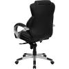 Flash Furniture Hawkins High Back Black LeatherSoft Contemporary Executive Swivel Ergonomic Office Chair