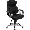 Flash Furniture Hawkins High Back Black LeatherSoft Contemporary Executive Swivel Ergonomic Office Chair