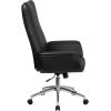Flash Furniture High Back Black LeatherSoft Executive Swivel Office Chair with Flared Arms