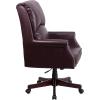 Flash Furniture High Back Pillow Back Burgundy LeatherSoft Executive Swivel Office Chair with Arms(Burgundy)