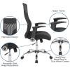 Flash Furniture Milford High Back Ergonomic Office Chair with Contemporary Mesh Design in Black and White