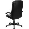 Flash Furniture Nora High Back Black LeatherSoft Executive Swivel Office Chair with Arms
