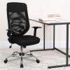 Flash Furniture Noreen High Back Black Mesh Executive Swivel Office Chair with Arms