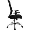 Flash Furniture Noreen High Back Black Mesh Executive Swivel Office Chair with Arms