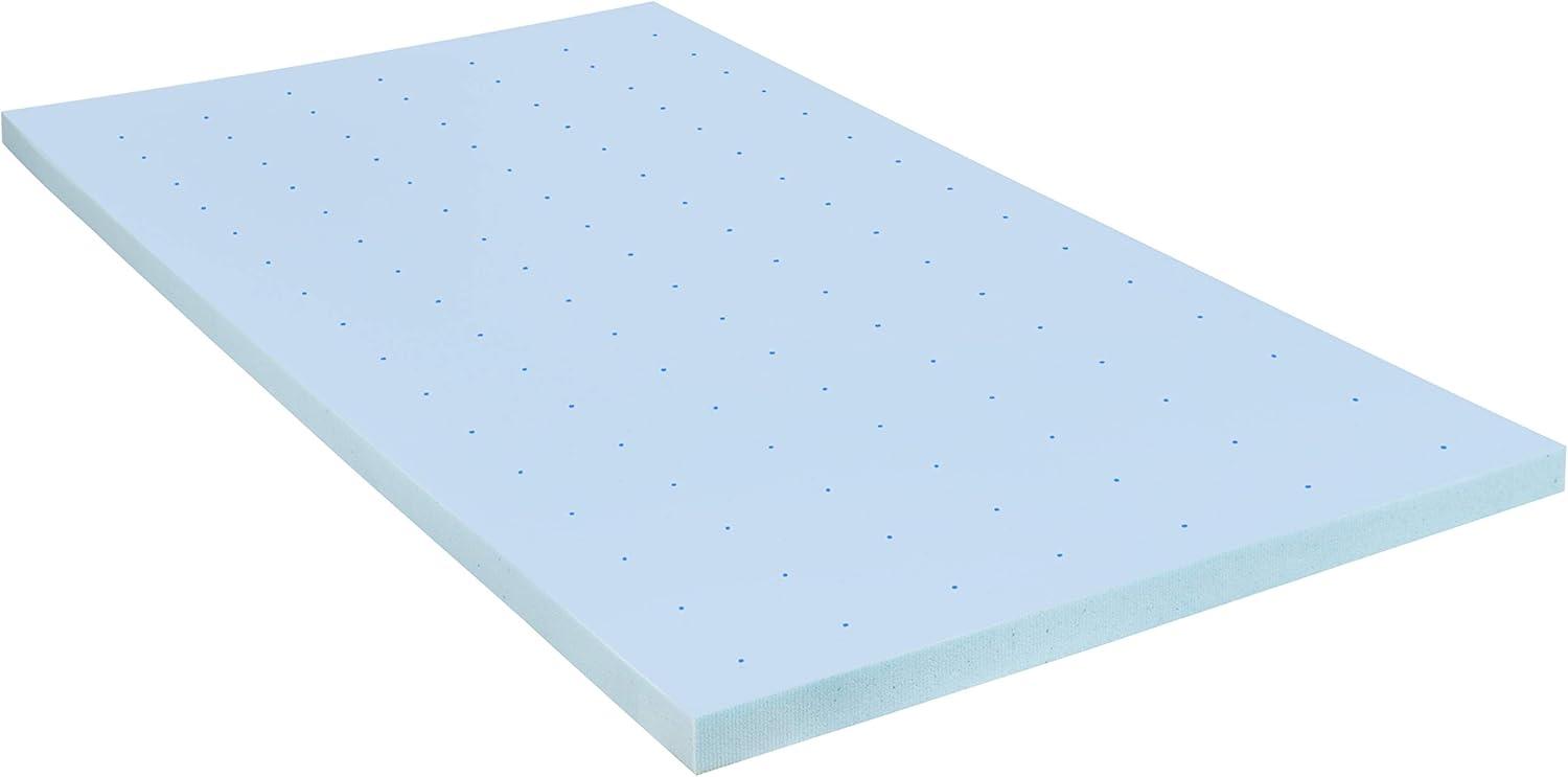 image:imageFlash Furniture 14 Inch Metal Platform Bed Frame with 12 Inch Pocket Spring Mattress in a Box and 2 Inch Cool Gel Memory Foam Topper Twin