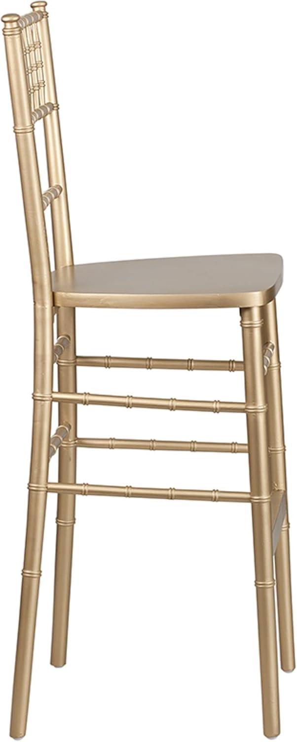 image:imageFlash Furniture 2 Pack HERCULES Series Gold Wood Chiavari BarstoolSet of 1