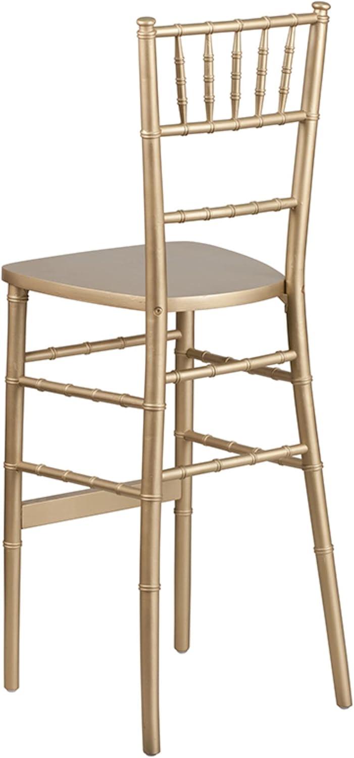 image:imageFlash Furniture 2 Pack HERCULES Series Gold Wood Chiavari BarstoolSet of 1
