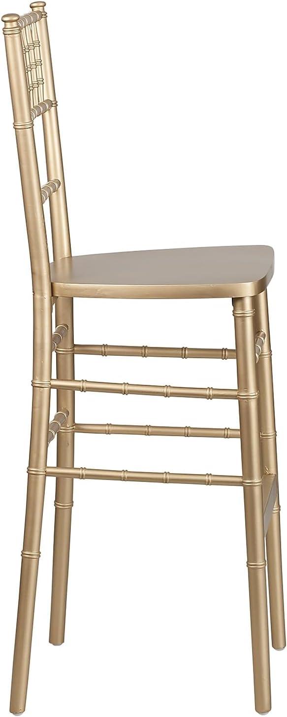 image:imageFlash Furniture 2 Pack HERCULES Series Gold Wood Chiavari BarstoolSet of 2