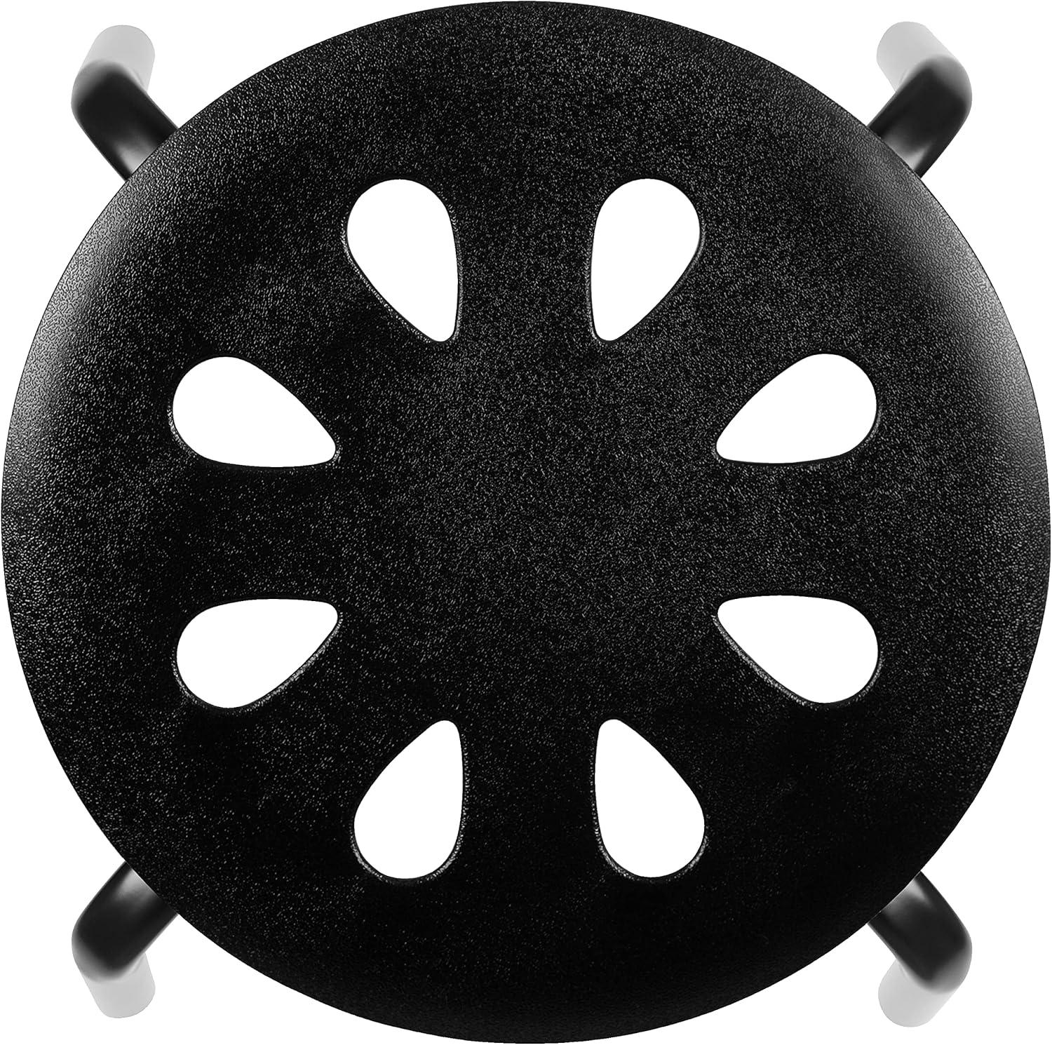 image:imageFlash Furniture Bentley Plastic Nesting Stack Stools 115Height Black 5 Pack
