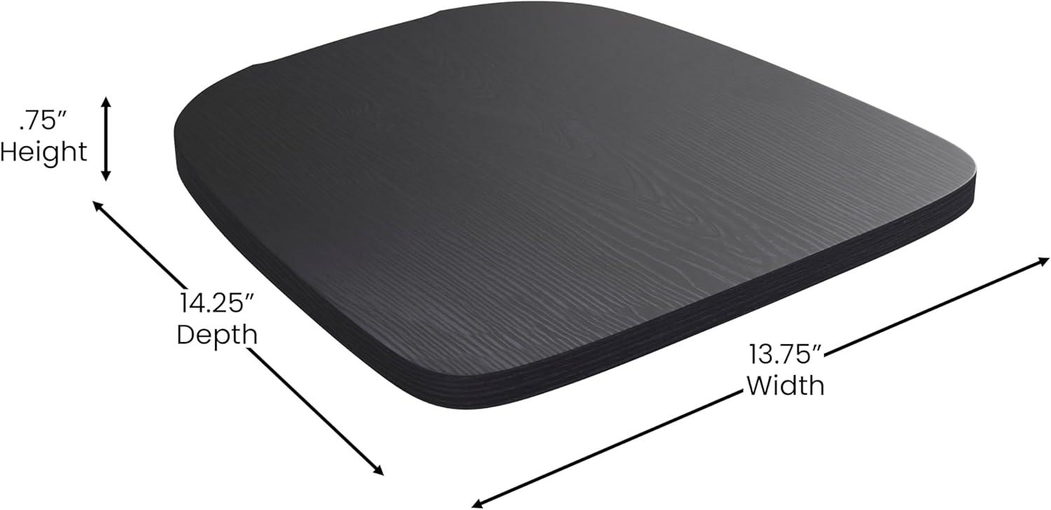 image:imageFlash Furniture Carly Commercial Grade 30 High Black Metal IndoorOutdoor Bar Height Stool with Back and Black Polystyrene SeatCopperBlack