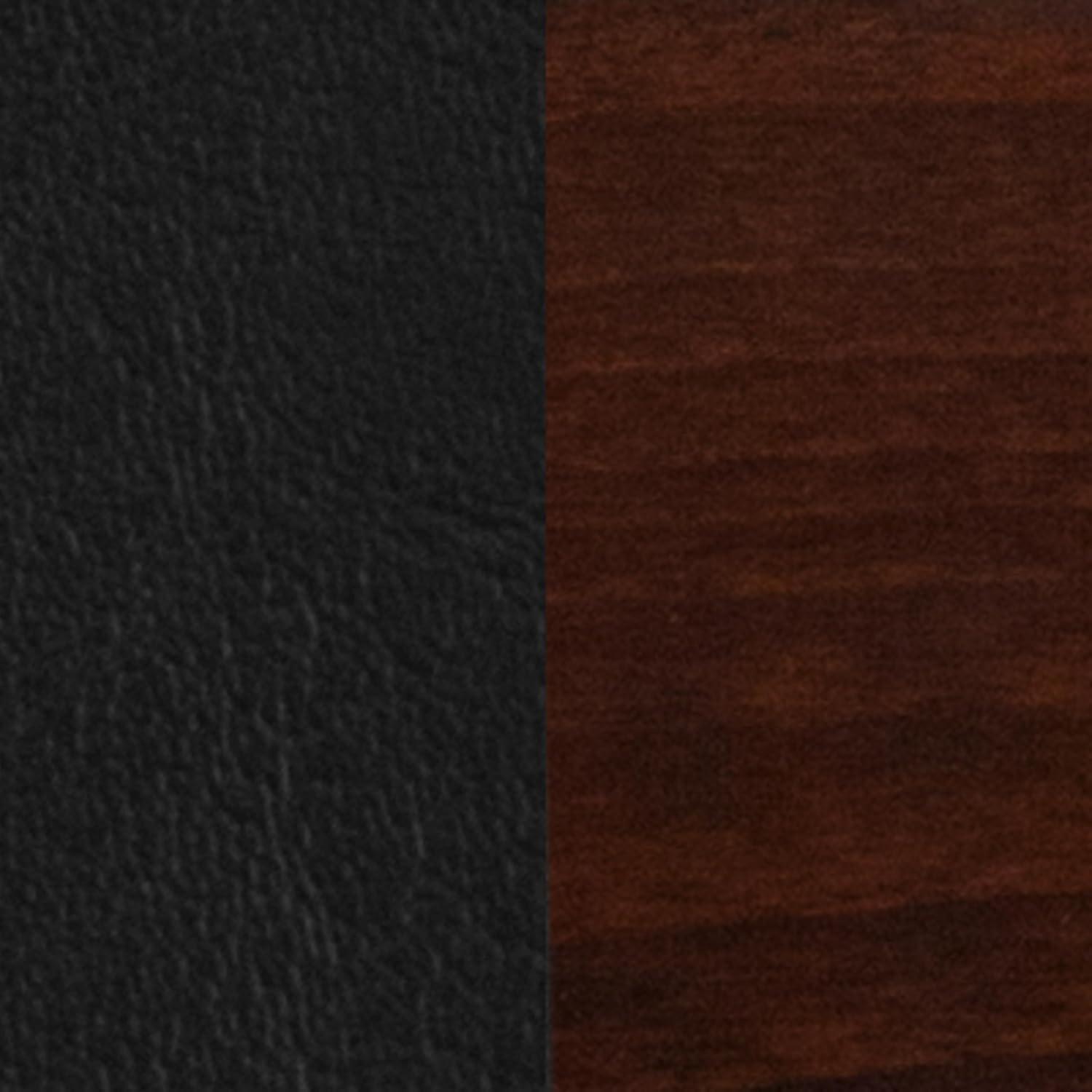 image:imageFlash Furniture Lacey Series Solid Back Mahogany Wood Restaurant Barstool Black Vinyl SeatBlack Vinyl SeatWalnut Wood Frame