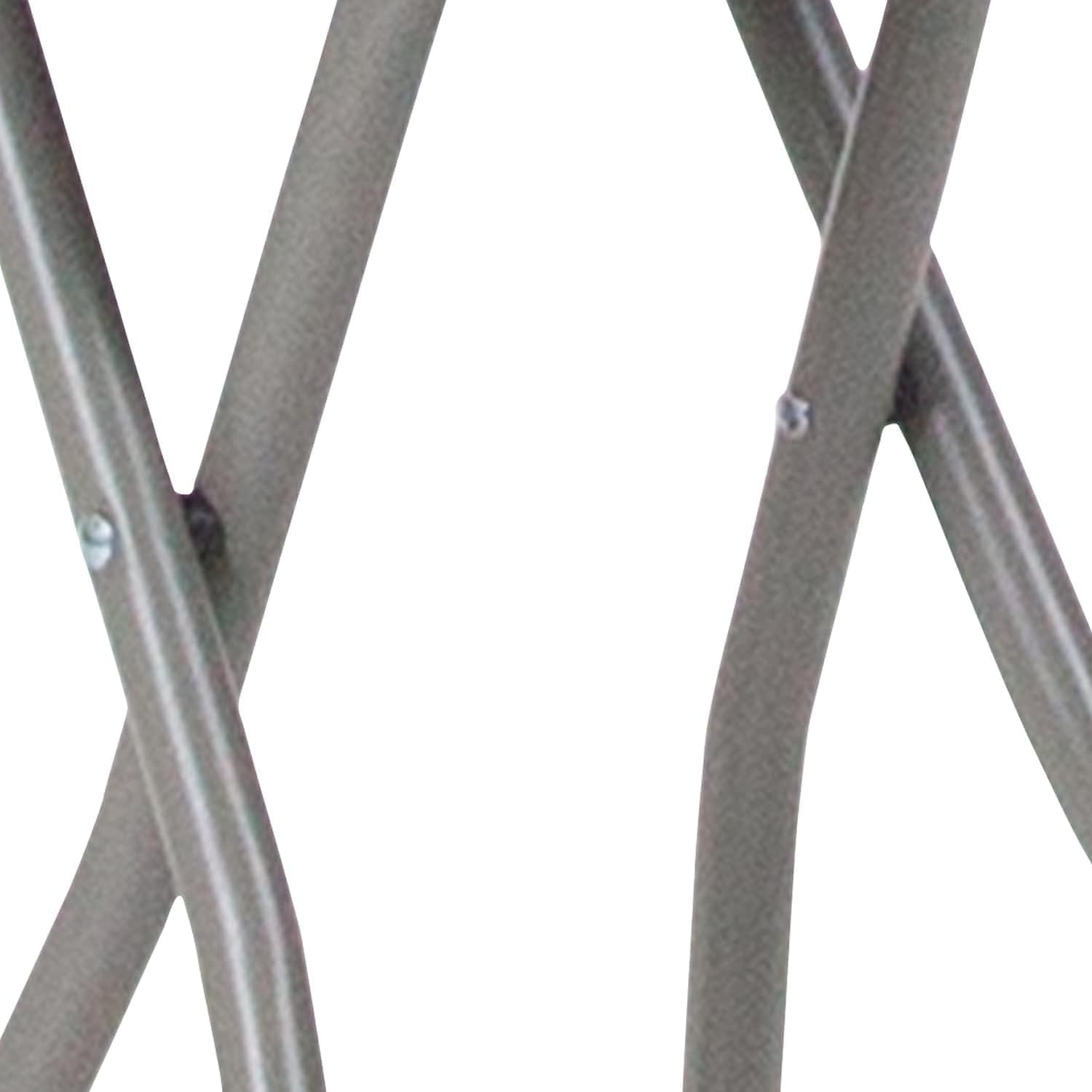 image:imageFlash Furniture Micah Foldable Stool with Black Plastic Seat and Titanium Gray Frame Pack of 2set of 2