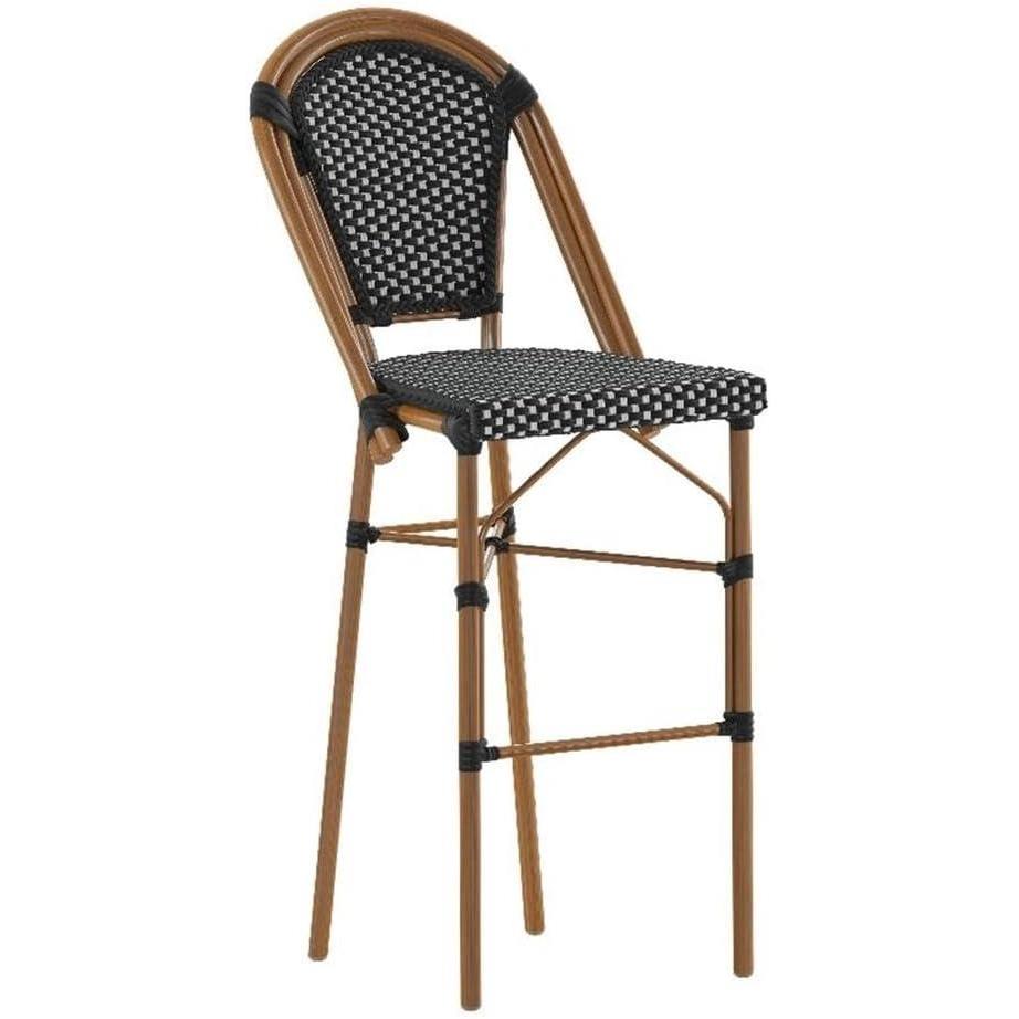 image:imageFlash Furniture SDAAD642001BSBKWHNATGG 30 BlackWhite French Stool