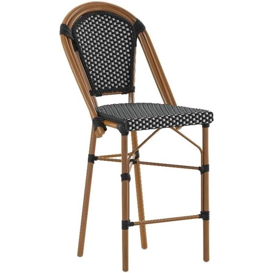 image:imageFlash Furniture SDAAD642001CSBKWHNATGG 26 BlackWhite French Stool
