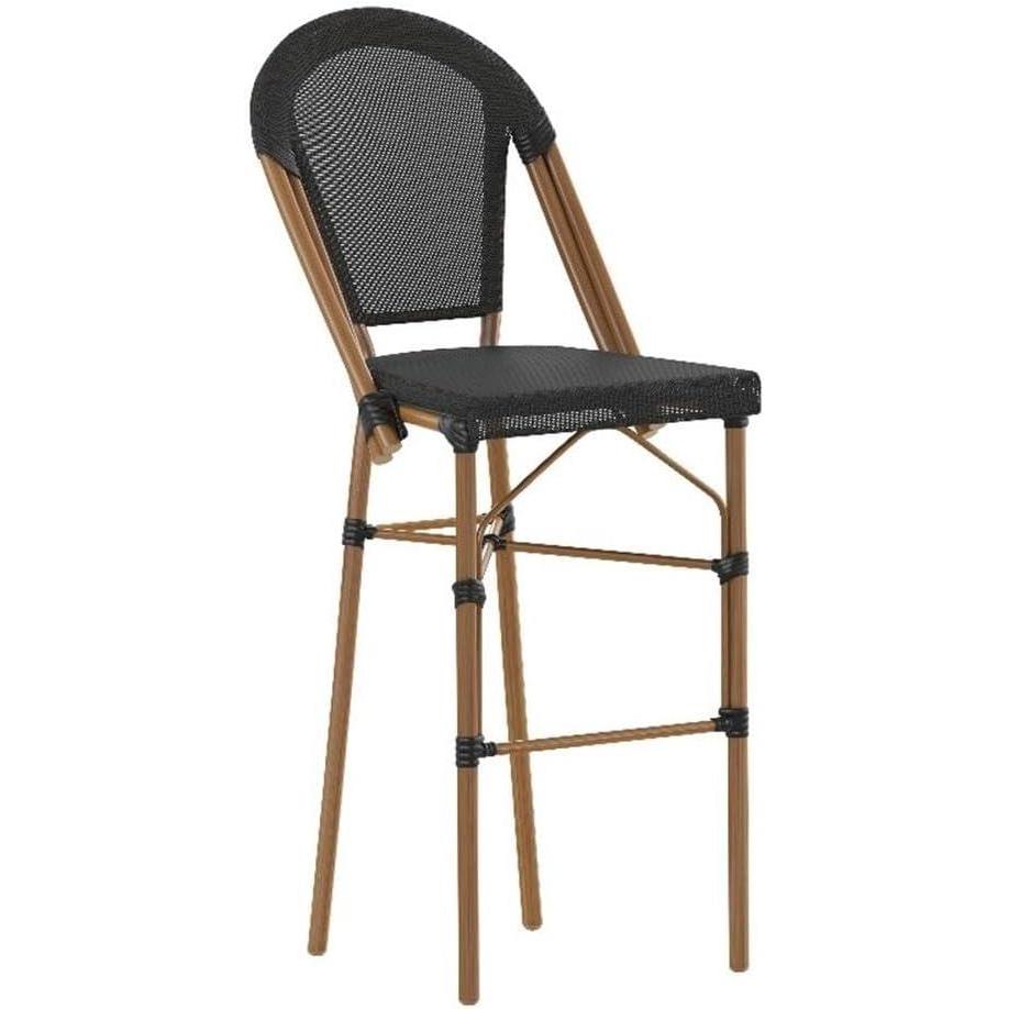 image:imageFlash Furniture SDAAD642107BSBKNATGG Black French Cafe Stool